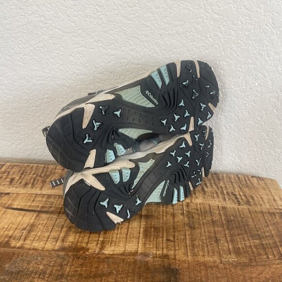 Columbia Kaibab BL3571-019 GrayTeal Techlite Hiking Trail Shoes Women's US 7.5 - Picture 13 of 14